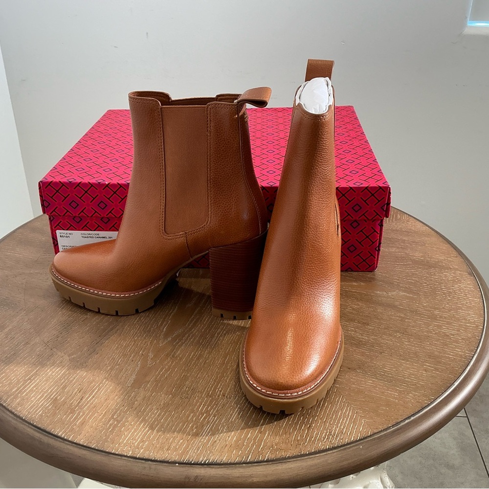 Tory Burch Tan Carson Boots - Picture 3 of 3